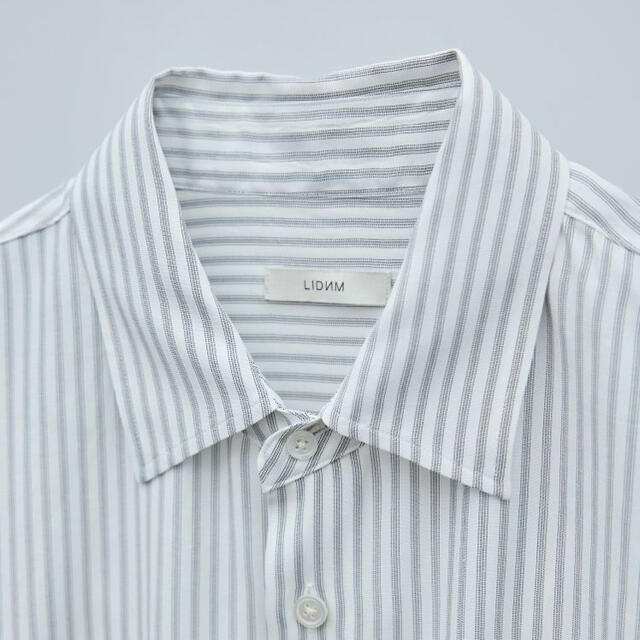 LIDNM VISCOSE STRIPE WIDE SHIRT 2