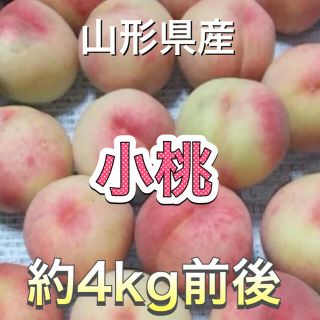 82815 山形県産 小桃 約4kg前後 訳あり 桃 (フルーツ)