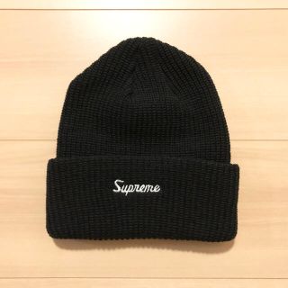 シュプリーム(Supreme)のシュプリーム　Loose Gauge Beanie 黒3点(ニット帽/ビーニー)