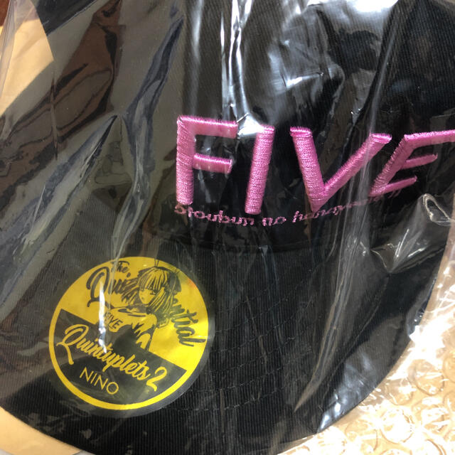 五等分の花嫁 二乃 FIVE Tシャツ キャップ 購入特典 缶バッジ カジュアル 3