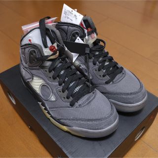 ナイキ(NIKE)のNIKE AIR JORDAN 5 RETRO SP OFF-WHITE(スニーカー)