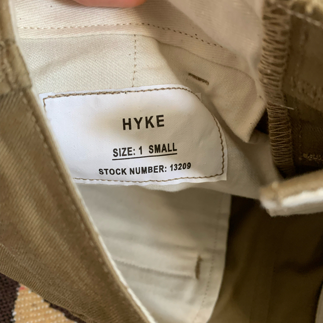 HYKE(ハイク)のhyke cotton twill army chinos 2021aw レディースのパンツ(チノパン)の商品写真