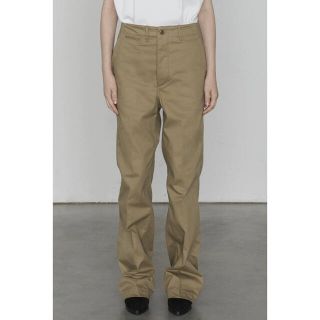 hyke cotton twill army chinos 2021aw