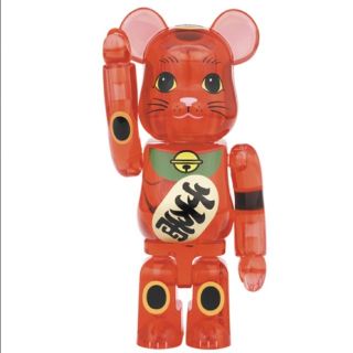 メディコムトイ(MEDICOM TOY)の☆当選品　未開封☆2セット計4体　ベアブリック　招き猫　梅透明400%100%(その他)