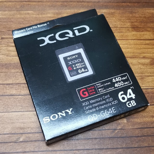 【新品使用】SONY XQD 64GB