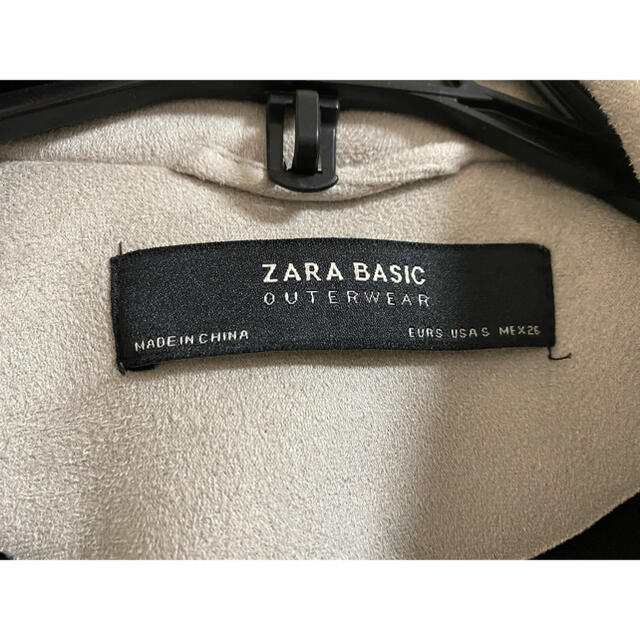 ZARA(ザラ)の【新品】ZARA/フェイクスエードジャケット【お値下げ中】 レディースのジャケット/アウター(ライダースジャケット)の商品写真