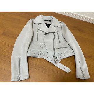 ザラ(ZARA)の【新品】ZARA/フェイクスエードジャケット【お値下げ中】(ライダースジャケット)