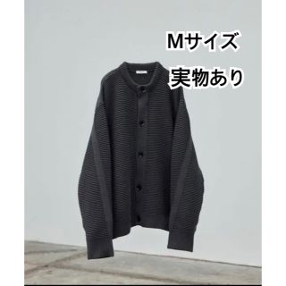 lidnm LOOP YARN WIDE CARDIGAN CHARCOAL M(カーディガン)