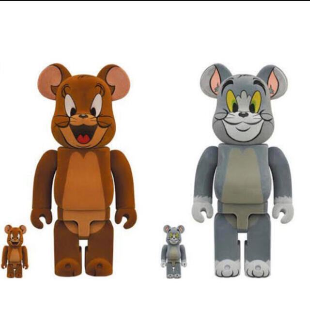 BE@RBRICK TOM AND JERRY フロッキー 100％&400%