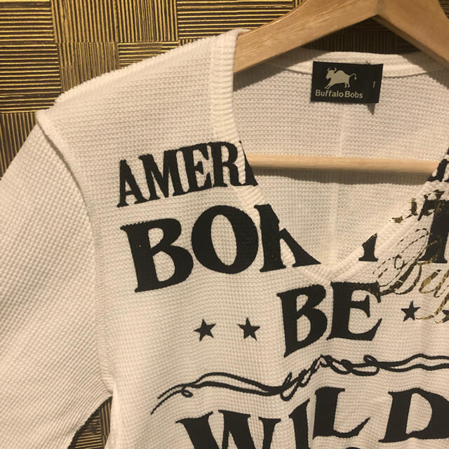 BUFFALO BOBS(バッファローボブス)のブァッファローボブズ　トップス　プリント　コットン メンズのトップス(Tシャツ/カットソー(七分/長袖))の商品写真