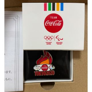 コカコーラ(コカ・コーラ)のコカコーラピンバッジTokyo2020東京オリンピックピンバッチ　聖火(バッジ/ピンバッジ)