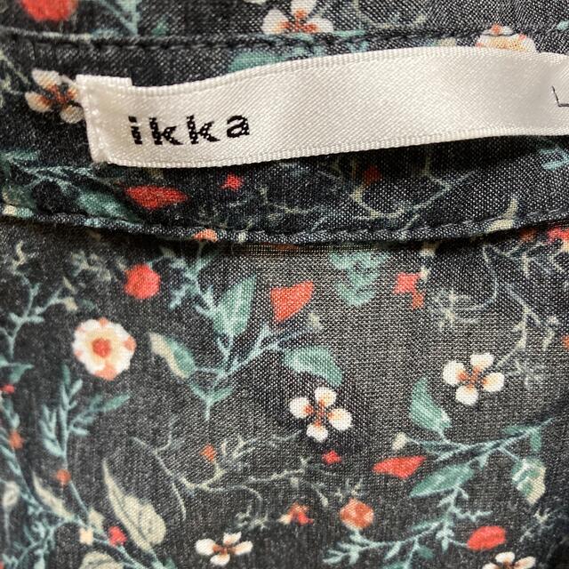 ikka(イッカ)のikka  スキッパーシャツ レディースのトップス(シャツ/ブラウス(半袖/袖なし))の商品写真