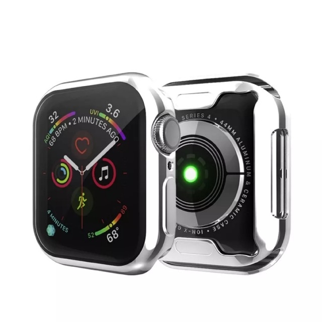 Apple Watch(アップルウォッチ)のApplewatch アップルウォッチ 保護カバー ケース シルバー 44mm スマホ/家電/カメラのスマホアクセサリー(モバイルケース/カバー)の商品写真