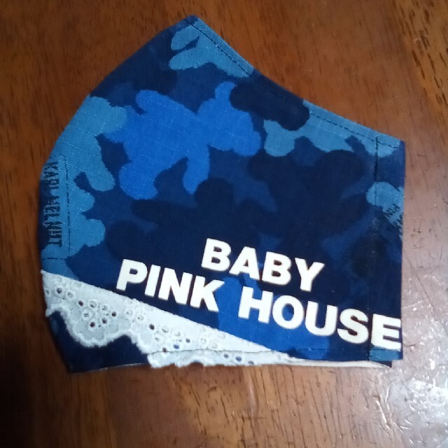 PINK HOUSE(ピンクハウス)のインナーマスク  カールヘルム  ベアー柄 ハンドメイドのファッション小物(その他)の商品写真