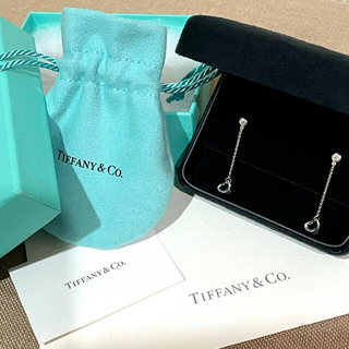 ティファニー(Tiffany & Co.)のtmtm0529様専用⭐︎ティファニーのダイヤAG925オープンハートピアス(ピアス)