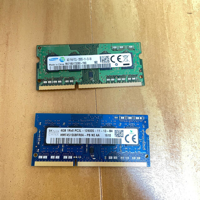 SK hynix 4GB 1Rx8 PC3L-12800U 8枚セット