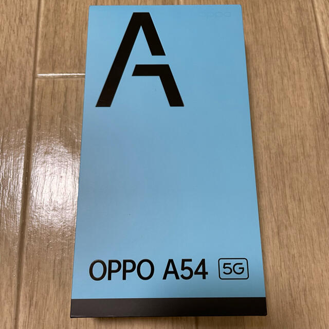 スマホ/家電/カメラAndroid OPPO A54 5G シルバーブラック　新品未使用
