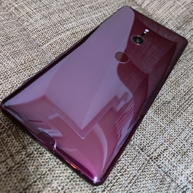 Xperia XZ3 SONY SOV39 元au ボルドーレッド