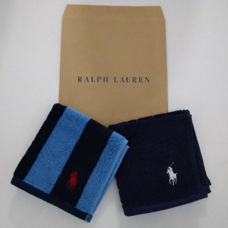 ラルフローレン(Ralph Lauren)の【新品　人気No1カラー】ラルフローレン　タオルハンカチ(ハンカチ/ポケットチーフ)