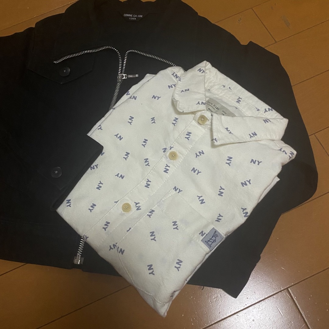 COMME CA ISM(コムサイズム)のCOMME CA ISM キッズ デニムジャケット アウター キッズ/ベビー/マタニティのキッズ服男の子用(90cm~)(ジャケット/上着)の商品写真