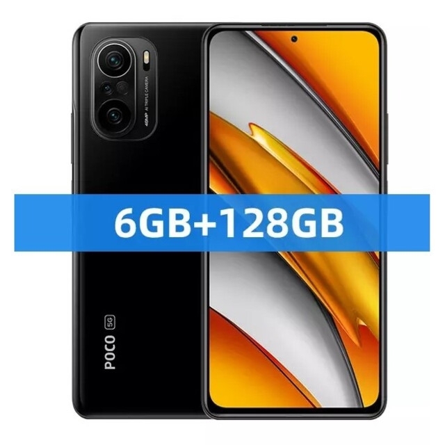 POCO F3 5G グローバル版　6GB RAM 128GB ROM ブラック スマホ/家電/カメラのスマートフォン/携帯電話(スマートフォン本体)の商品写真