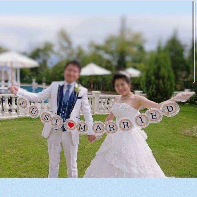 3 前撮り 結婚式 謹賀新年 フォト ウェディング ガーランド | フリマアプリ ラクマ