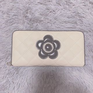 マリークワント(MARY QUANT)のマリークワントの長財布　ホワイト(財布)