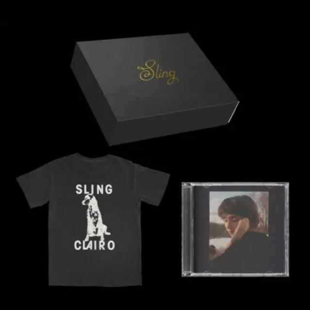 【タイムセール！】 Sling クレイロ　Clairo 限定Box 黒色 L サイズ セット Tシャツ/カットソー(半袖/袖なし)