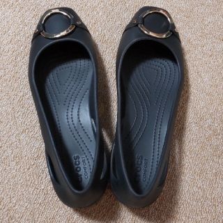 クロックス(crocs)のあき様専用  クロックス  黒 サイズ8(サンダル)