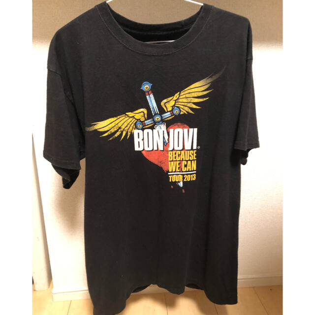 Hanes(ヘインズ)のHanes ヘインズ BON JOVI ボンジョビ 2013 Tシャツ メンズのトップス(Tシャツ/カットソー(半袖/袖なし))の商品写真