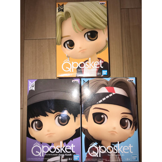 BTS TinyTAN タイニータン Qposket Aカラー 3種セット - アイドルグッズ