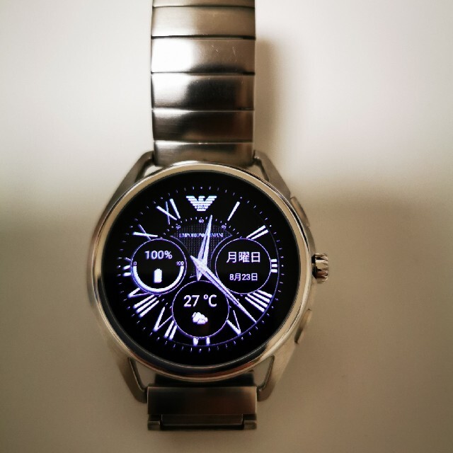 Emporio Armani(エンポリオアルマーニ)のEMPORIO ARMANI スマートウォッチ アルマーニ 金属ベルト メンズの時計(腕時計(アナログ))の商品写真