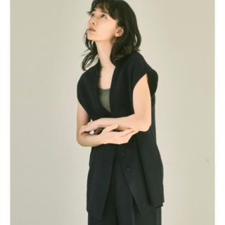 トゥデイフル(TODAYFUL)の新品★TODAYFUL ★Collarless Twill Vest(ベスト/ジレ)