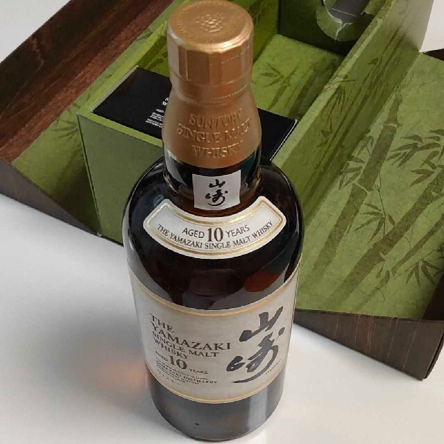 サントリー - サントリーシングルモルトウイスキー 山崎 10年の通販 by