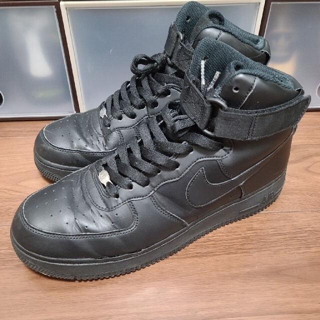 nike air force 1 high blackスニーカー