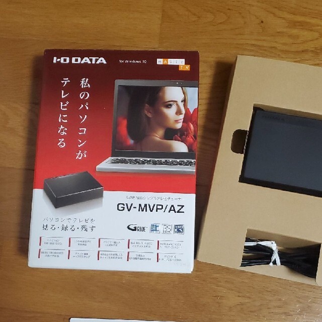 IODATA(アイオーデータ)のIODATA TVチューナー mini B-CASカード無し スマホ/家電/カメラのPC/タブレット(PC周辺機器)の商品写真