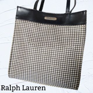 ラルフローレン(Ralph Lauren)のレアRalph Lauren ラルフローレン トートバッグ 千鳥柄 ヴィンテージ(トートバッグ)