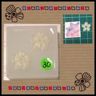 30　ハンドメイド　シリコンモールド　モールド　花(各種パーツ)