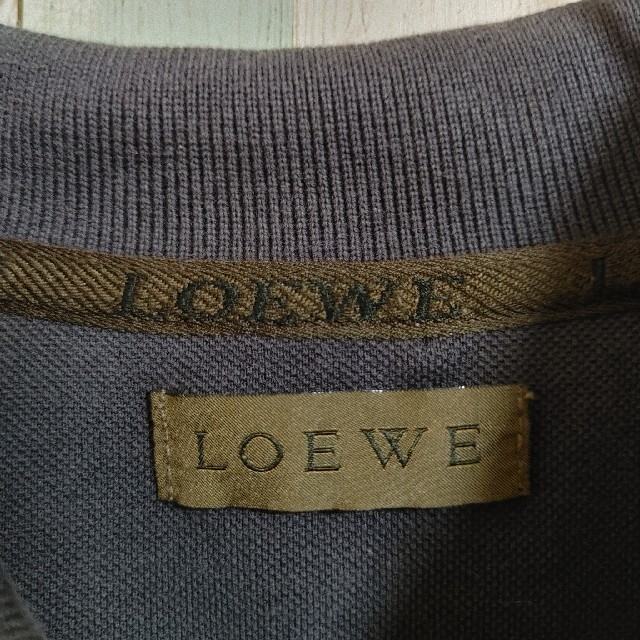 LOEWE(ロエベ)の【刺繍】LOEWE ロエベ ワンポイント 半袖 ポロシャツ Sサイズ ネイビー メンズのトップス(ポロシャツ)の商品写真