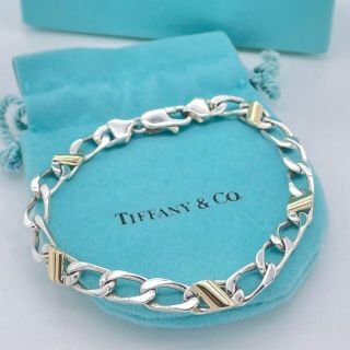 ティファニー(Tiffany & Co.)の希少 美品 ヴィンテージ ティファニー コンビ 喜平 ブレスレット BB59(ブレスレット)