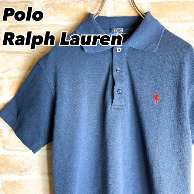 POLO RALPH LAUREN(ポロラルフローレン)の【超希少】Polo Ralph Lauren ワンポイント 刺繍ロゴ ポロシャツ メンズのトップス(ポロシャツ)の商品写真