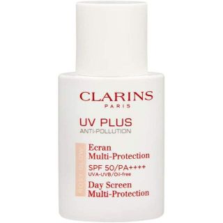 クラランス(CLARINS)の【新品・未開封】クラランスUV-プラス日焼け止め用乳液（Rosy Glow）(化粧下地)