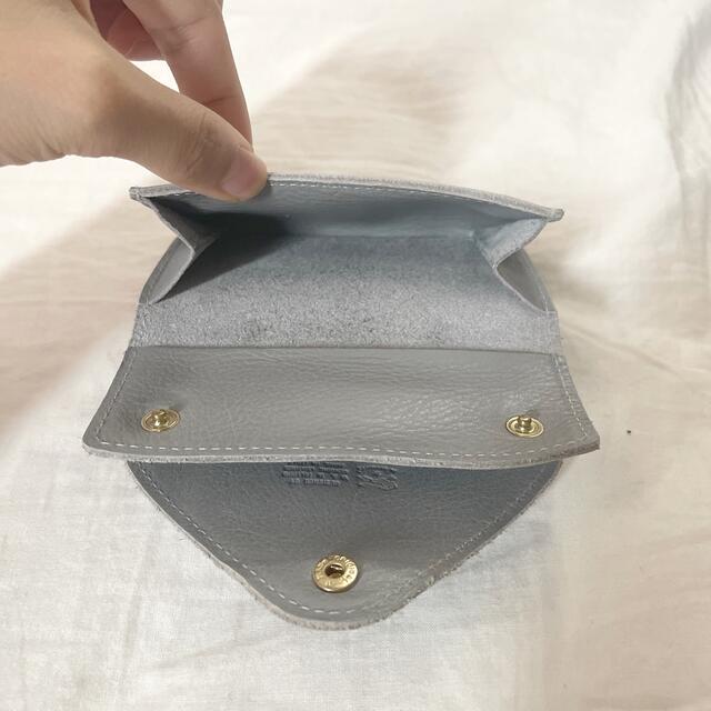 IL BISONTE(イルビゾンテ)のイルビゾンテ　ミニ財布　限定色　グレー レディースのファッション小物(財布)の商品写真