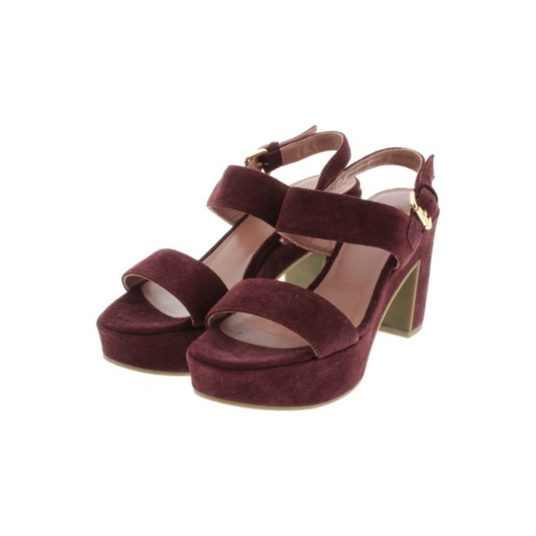 L'AUTRE CHOSE - L'Autre Chose サンダル 37(23.5cm位) 赤系 【古着