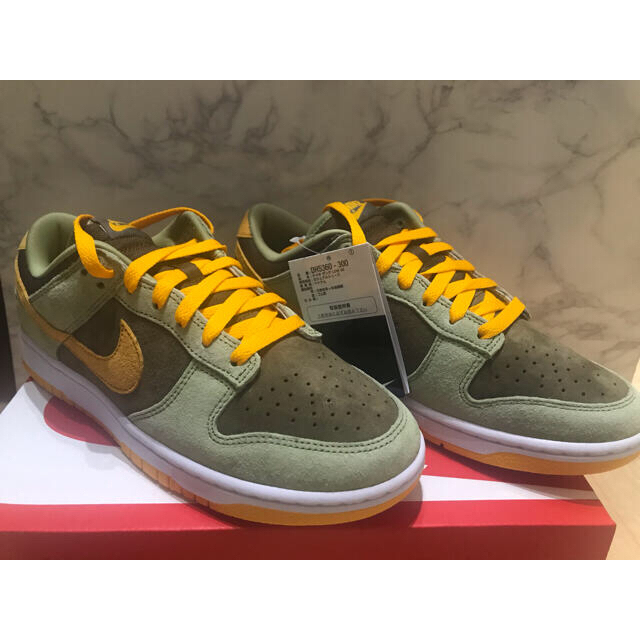 靴/シューズ【期間限定値下げ】NIKE DUNK LOW "OLIVE GOLD"