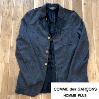 コムデギャルソンオムプリュス(COMME des GARCONS HOMME PLUS)のコムデギャルソン オム プリュス 2002AW 切りっぱなし　ジャケット　コート(テーラードジャケット)