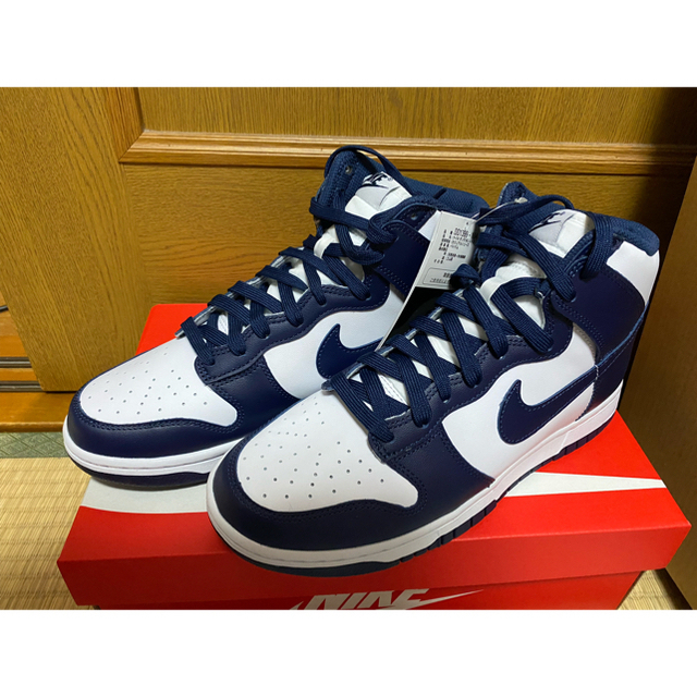 NIKE(ナイキ)のDUNK HIGH CHAMPIONSHIP NAVY ダンク ネイビー メンズの靴/シューズ(スニーカー)の商品写真