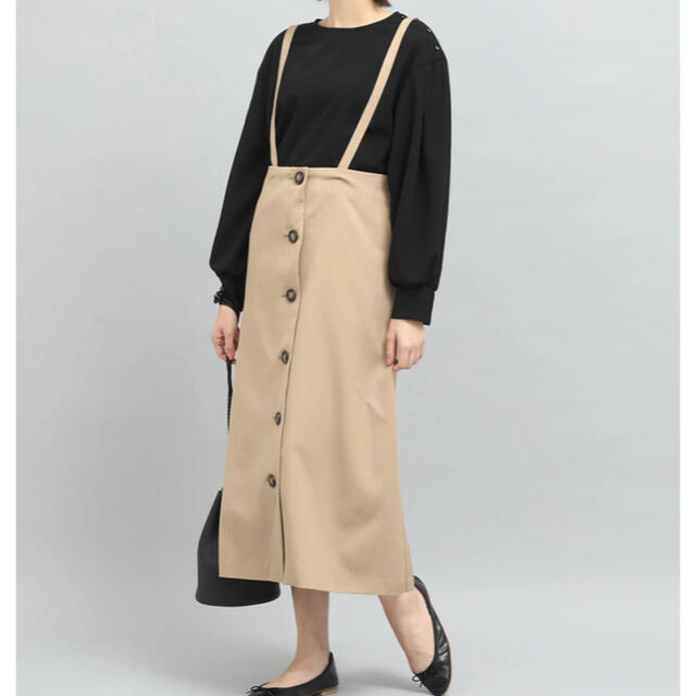 ViS(ヴィス)の♡タグ付き　新品♡ViS ２way サスペンダー付きジャンパースカート レディースのスカート(ロングスカート)の商品写真