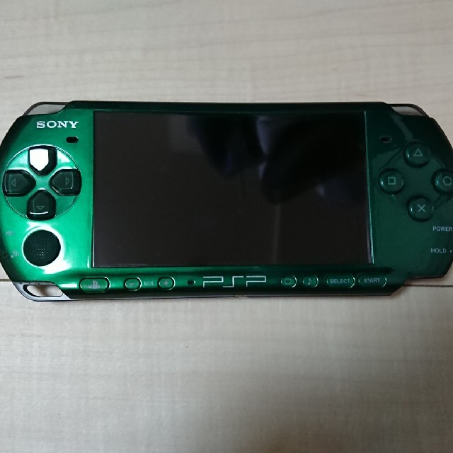 60%OFF!】 再値下げPSP-3000 スピリティッド・グリーン セット 携帯用