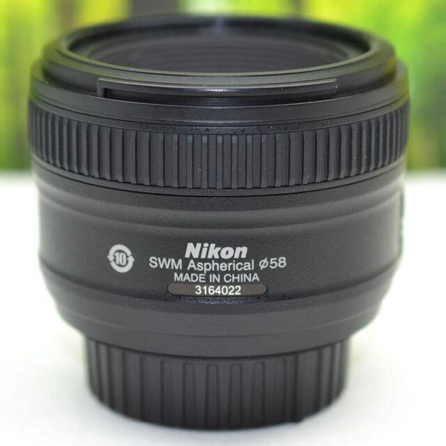 ニコン AF-S 50mm F1.8 G☆明るい単焦点レンズ☆1960-2 カメラ 人気の